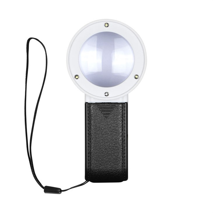 Håndforstørrelsesglas med lys